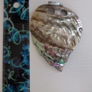 Vintage Abelone shell pendant